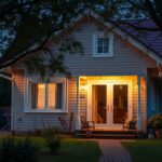 Видеонаблюдение для дома из клееного бруса